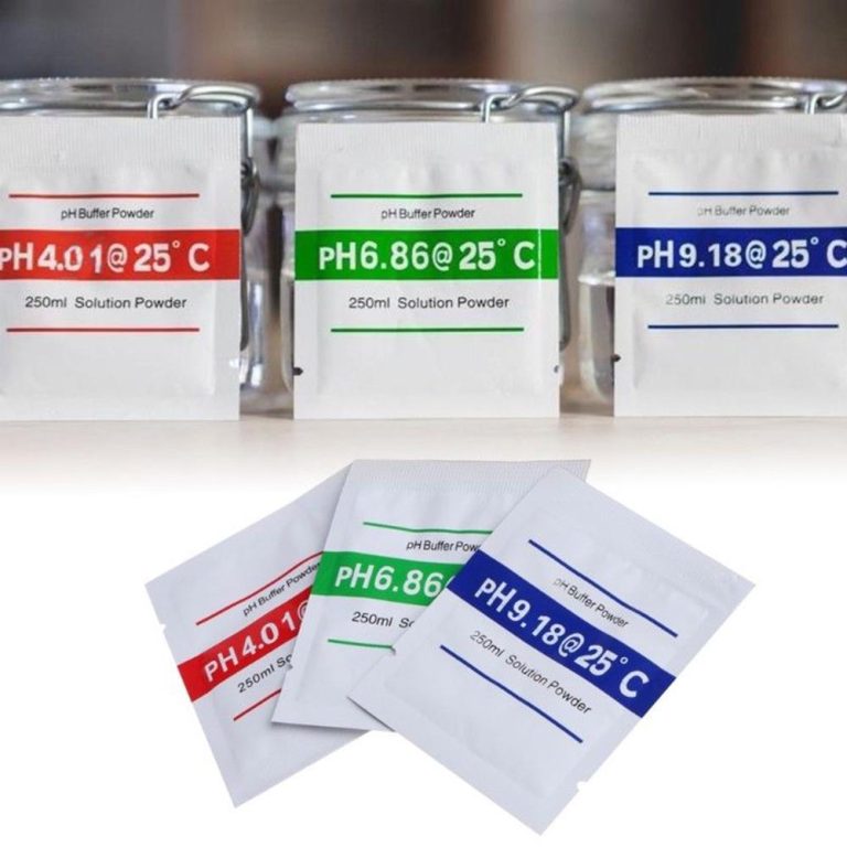 Individual 3 Pack PH Digital Meter Buffer Solution Powder For Precise ...