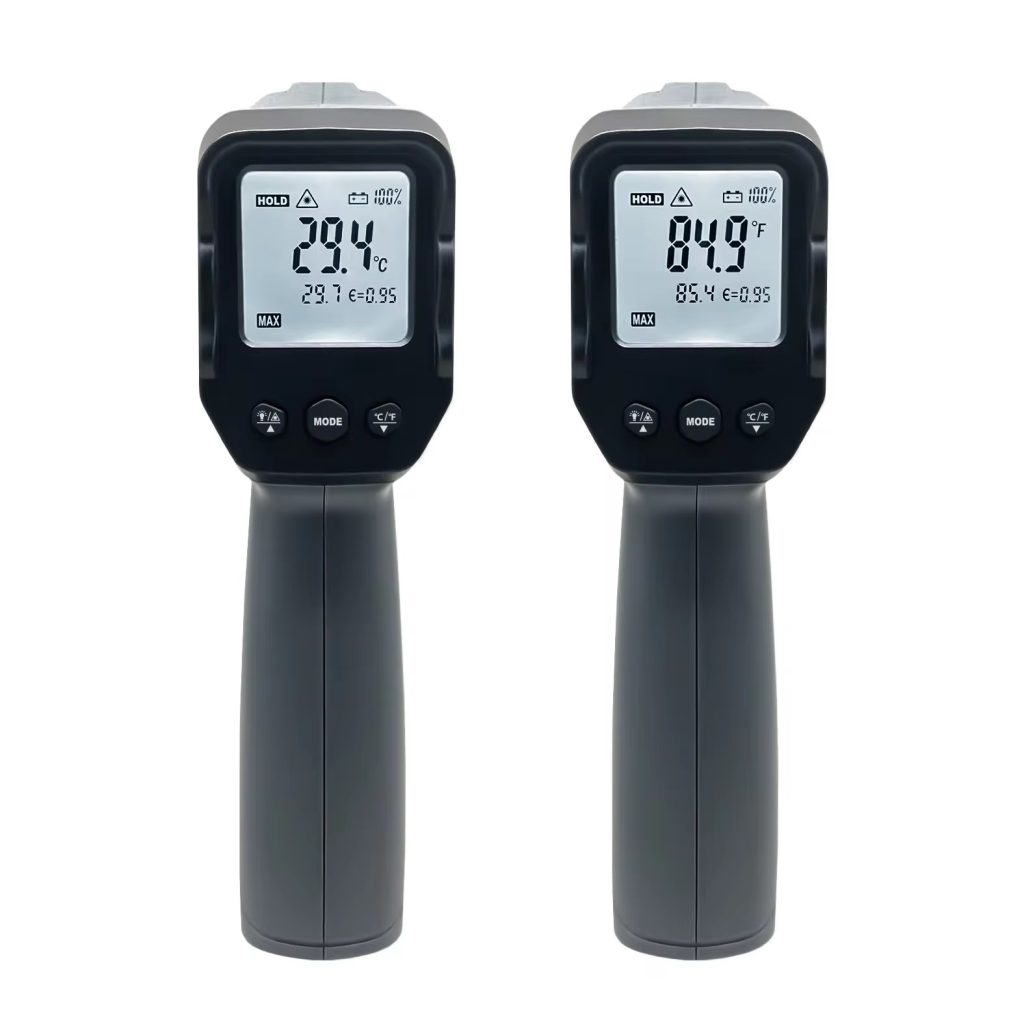 -50-1100C) ir pyrometer infrared thermometer with dual laser industrial ...