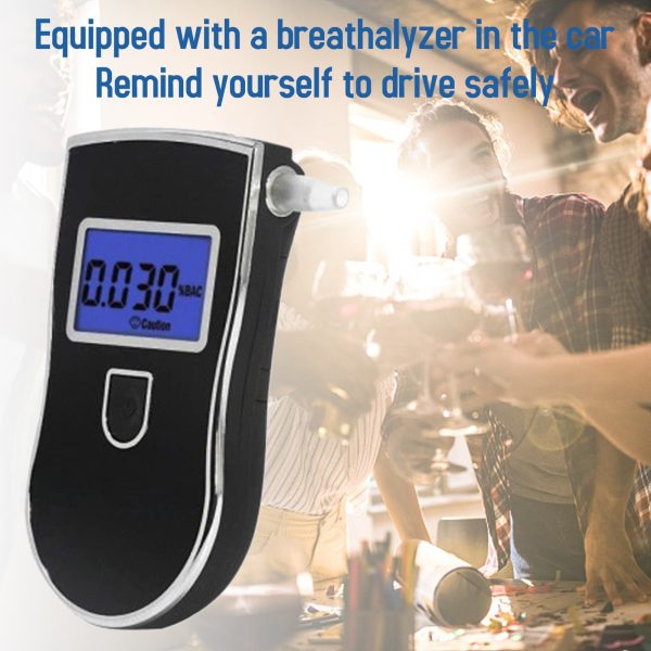 Alcohol Tester Handheld Breathalyzer Alcoblow Meter checker LCD - Barksdale