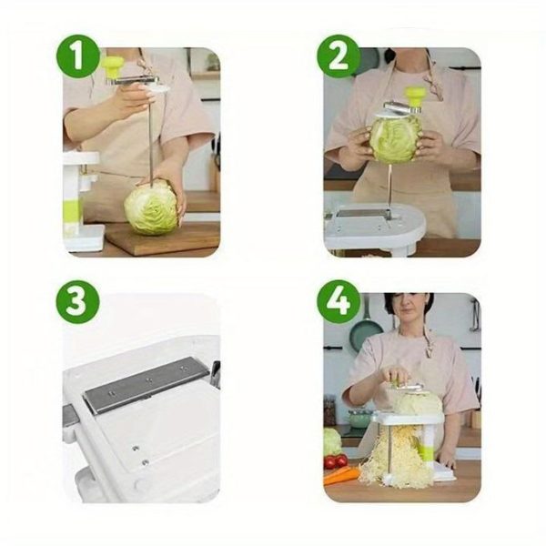 Fast Cabbage Cutter Manual Vegetable Cutter Shredder Slicer Machine ...
