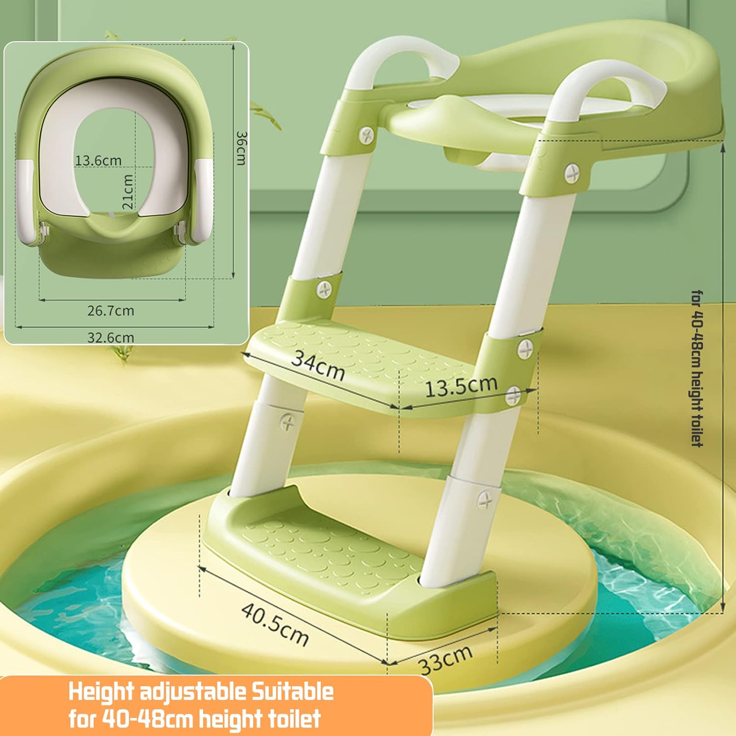 Kids Children Foldable Seat Toilet Trainer Safe Anti-Slip Training Baby Step Stool Ladder jiji jumia kilimall 5